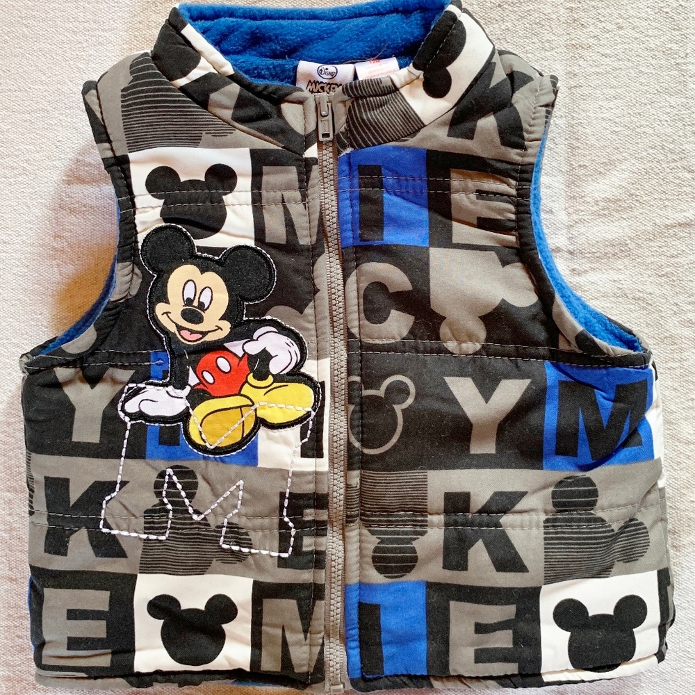 Disney Toddler Mickey Vest  12 months
